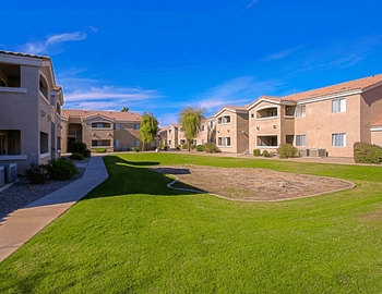 Beautiful, lush landscaping